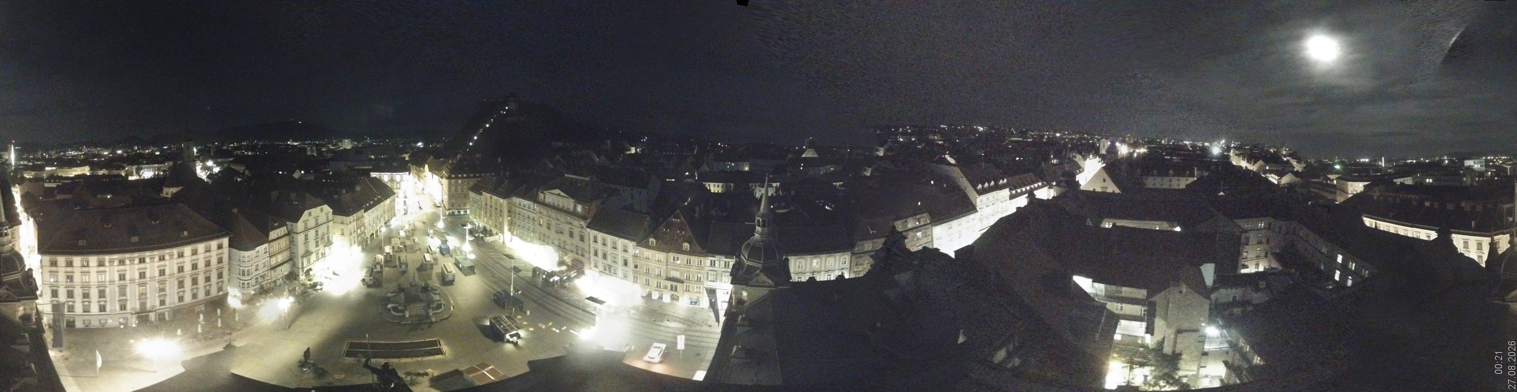 Archiv Foto Webcam Grazer Rathaus