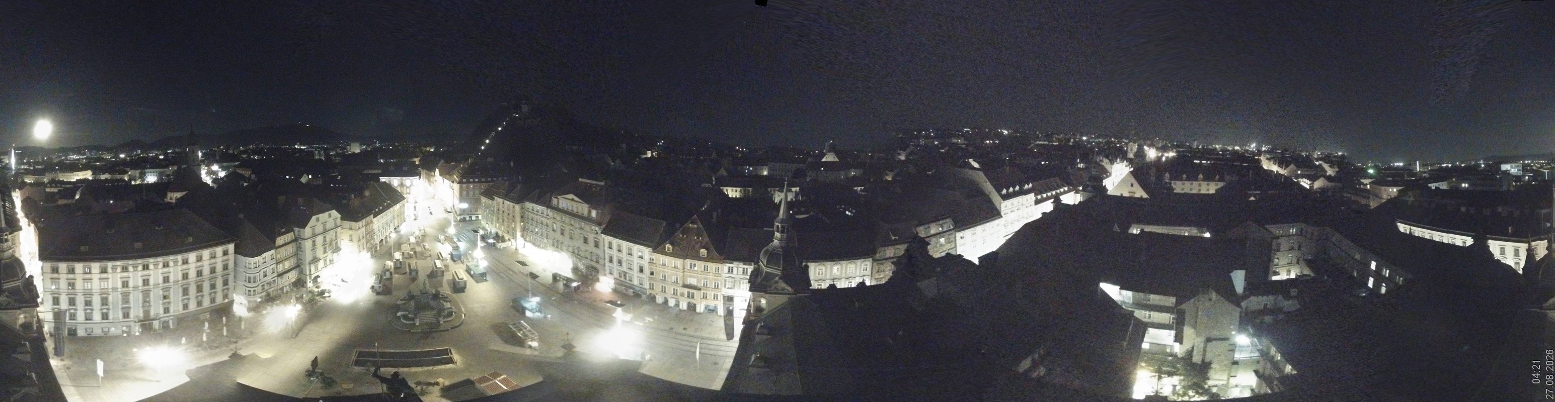 Archiv Foto Webcam Grazer Rathaus