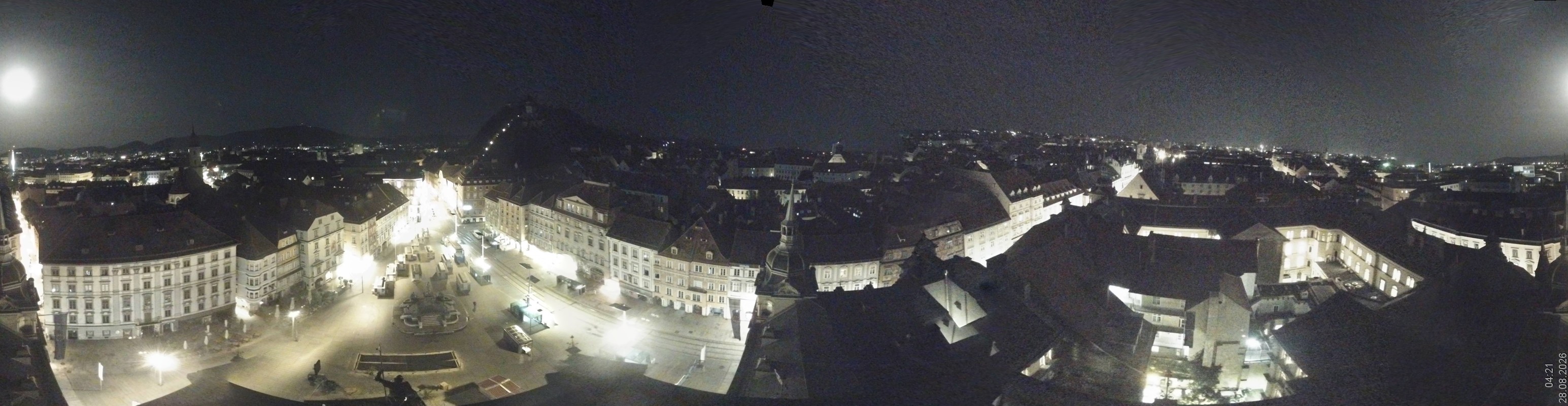 Archiv Foto Webcam Grazer Rathaus