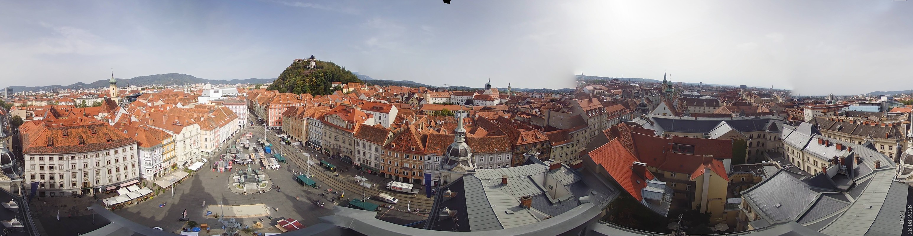 Archiv Foto Webcam Grazer Rathaus