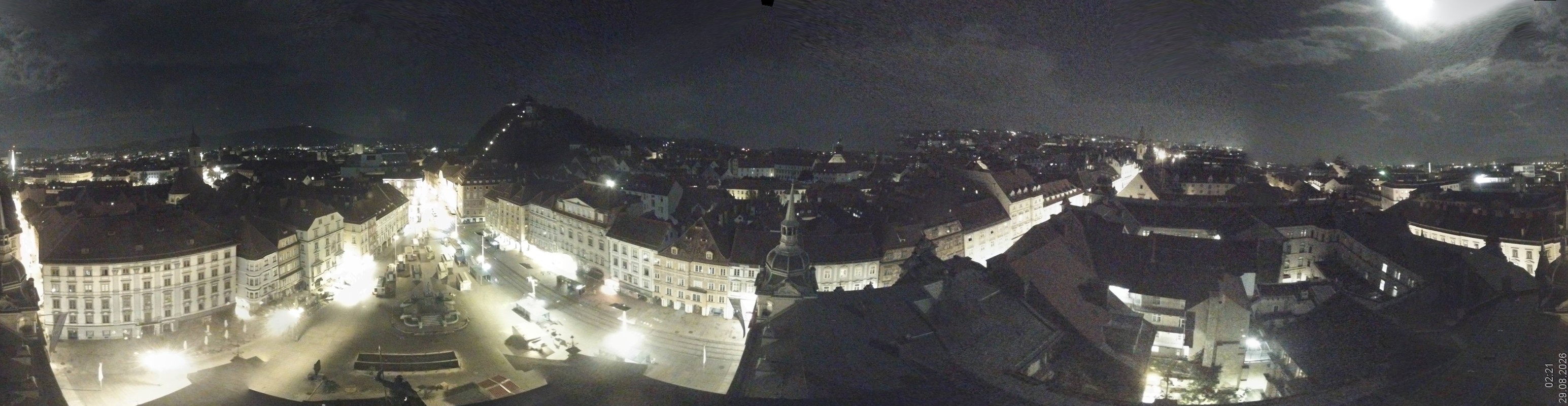 Archiv Foto Webcam Grazer Rathaus