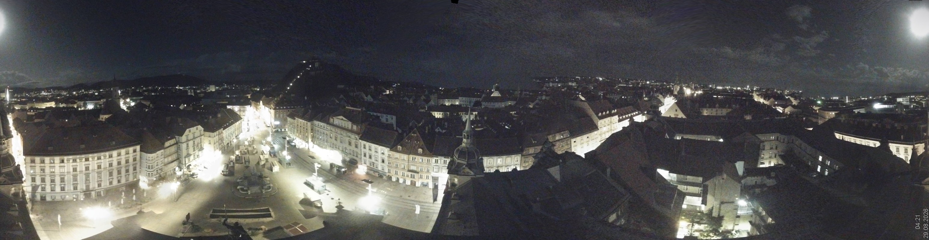 Archiv Foto Webcam Grazer Rathaus