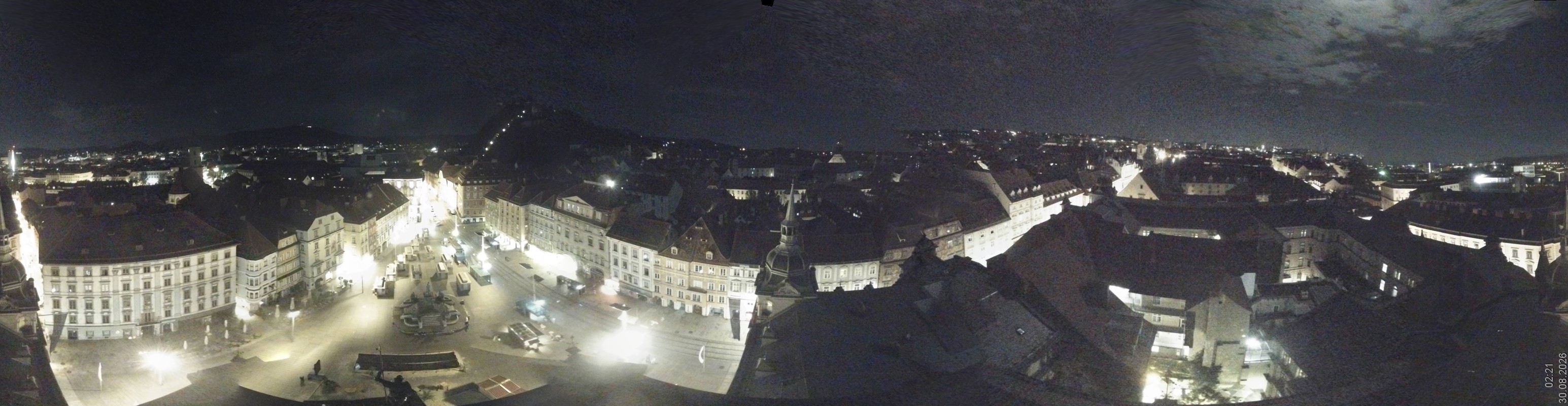 Archiv Foto Webcam Grazer Rathaus