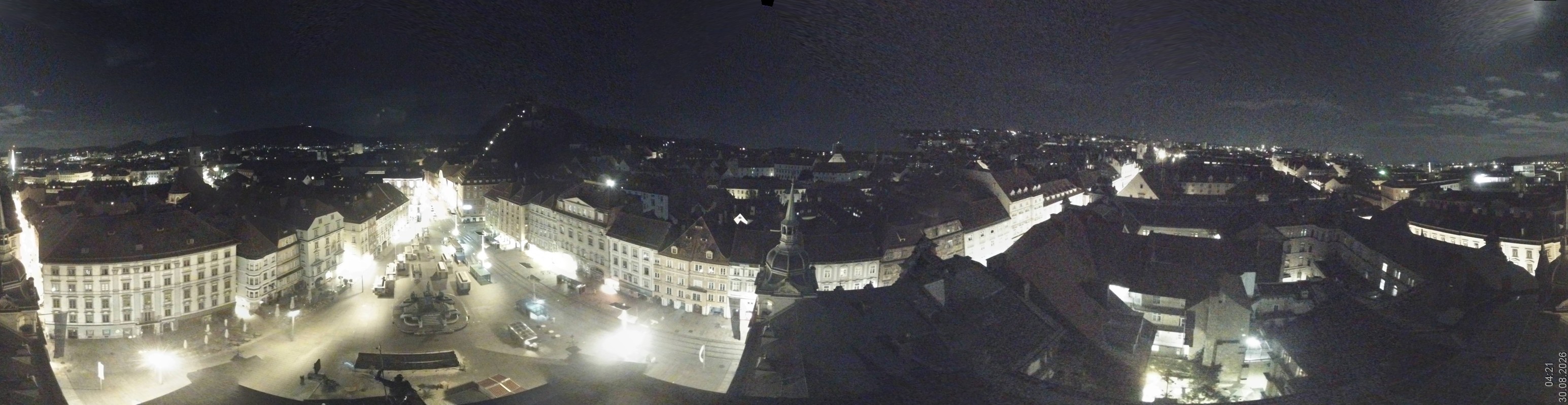 Archiv Foto Webcam Grazer Rathaus