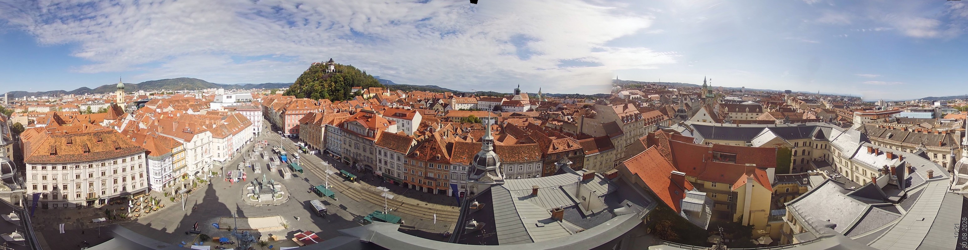 Archiv Foto Webcam Grazer Rathaus