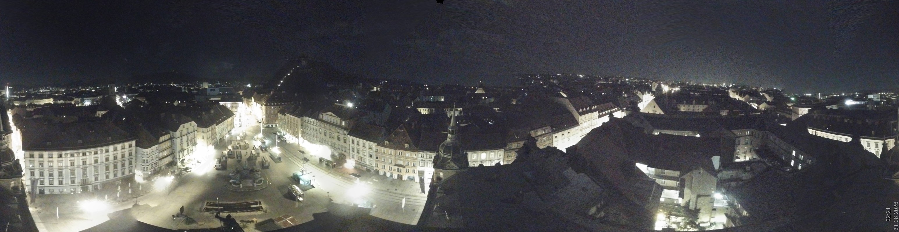Archiv Foto Webcam Grazer Rathaus