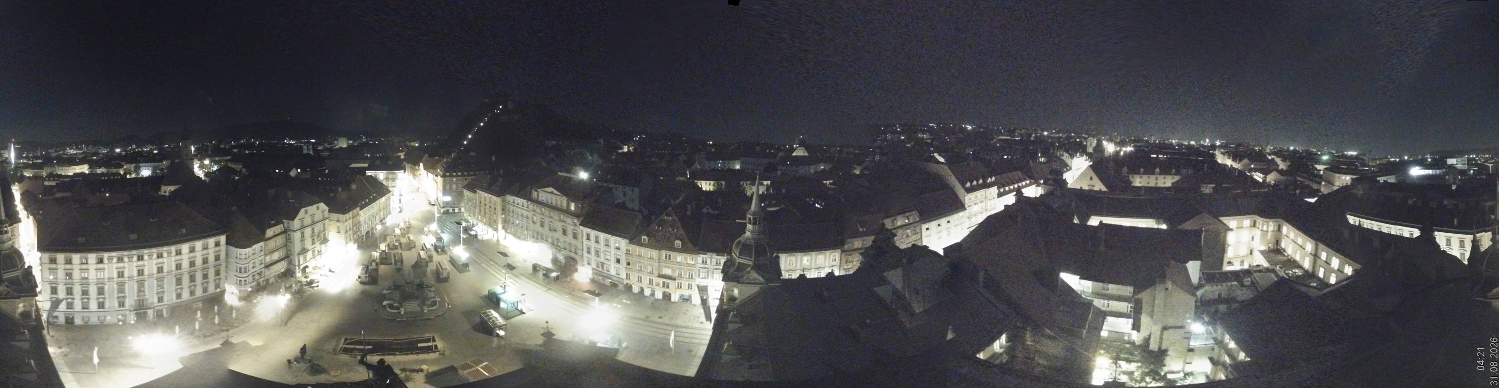 Archiv Foto Webcam Grazer Rathaus
