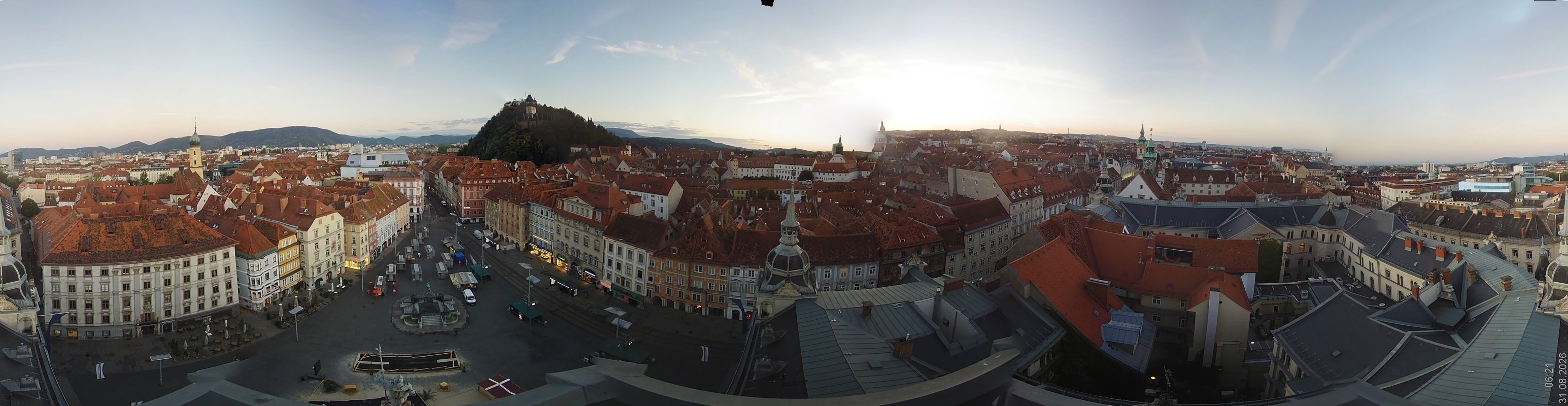 Archiv Foto Webcam Grazer Rathaus