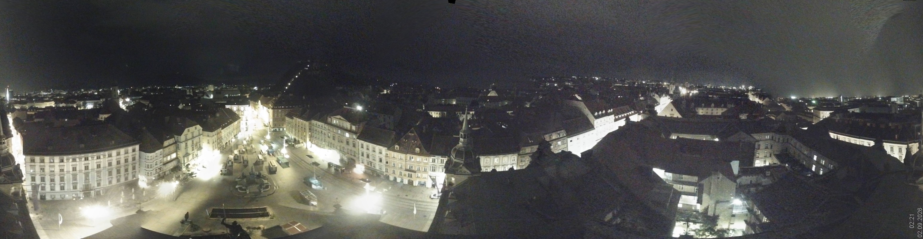 Archiv Foto Webcam Grazer Rathaus