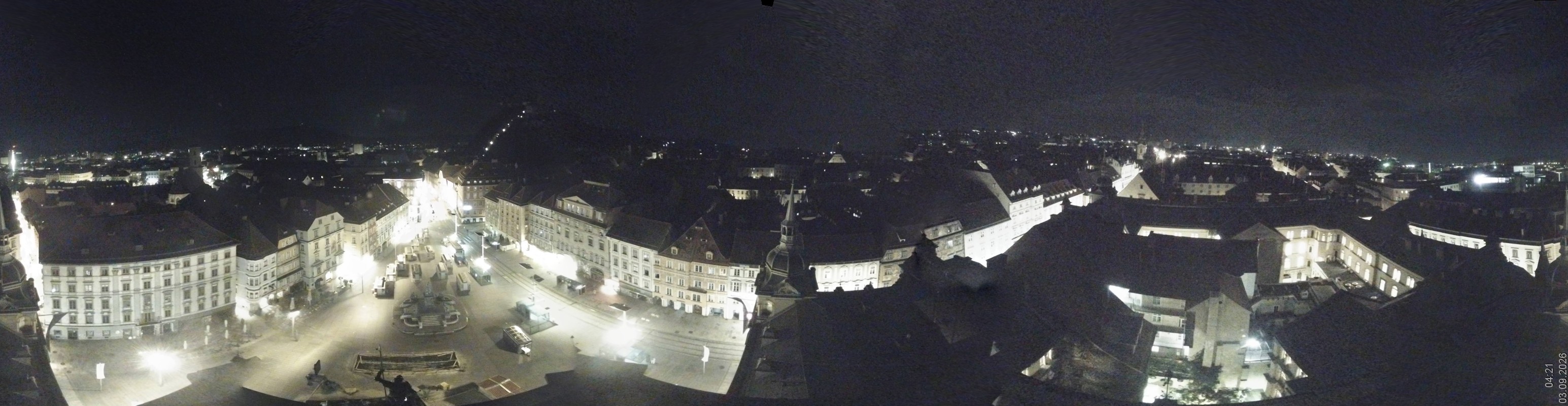 Archiv Foto Webcam Grazer Rathaus
