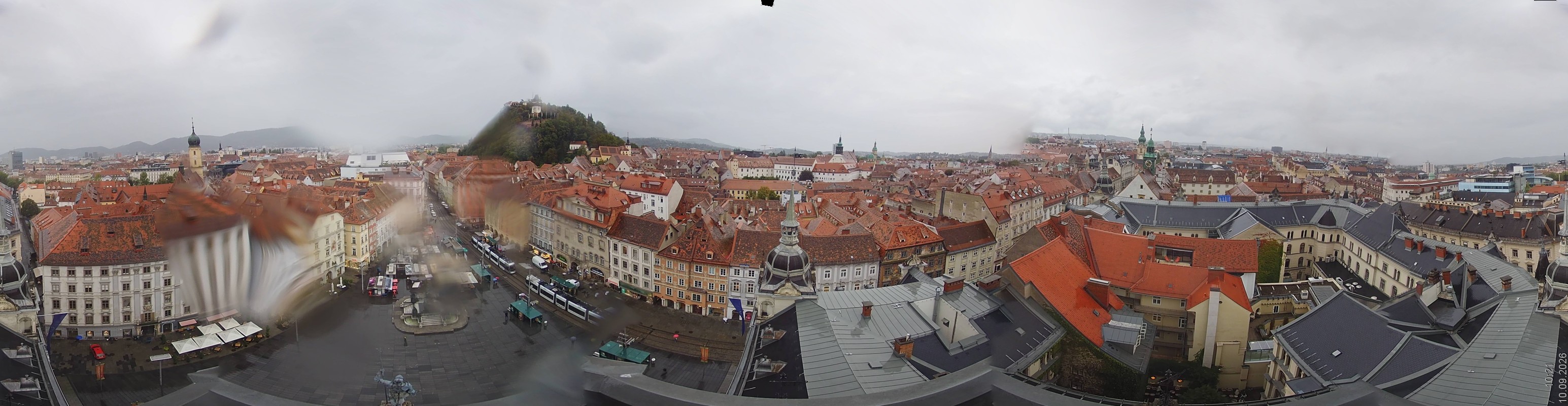 Archiv Foto Webcam Grazer Rathaus