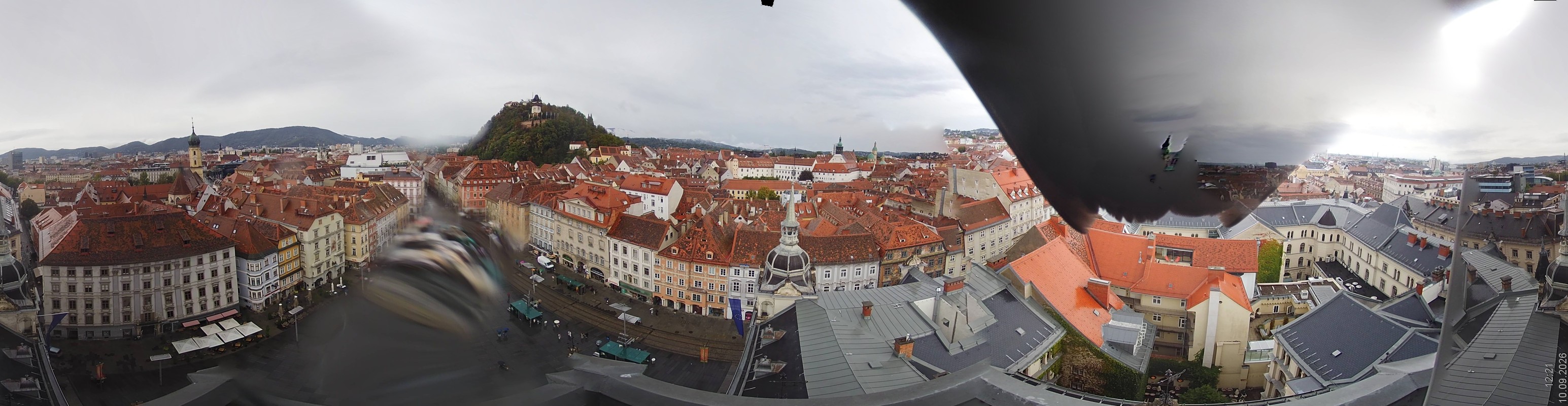 Archiv Foto Webcam Grazer Rathaus