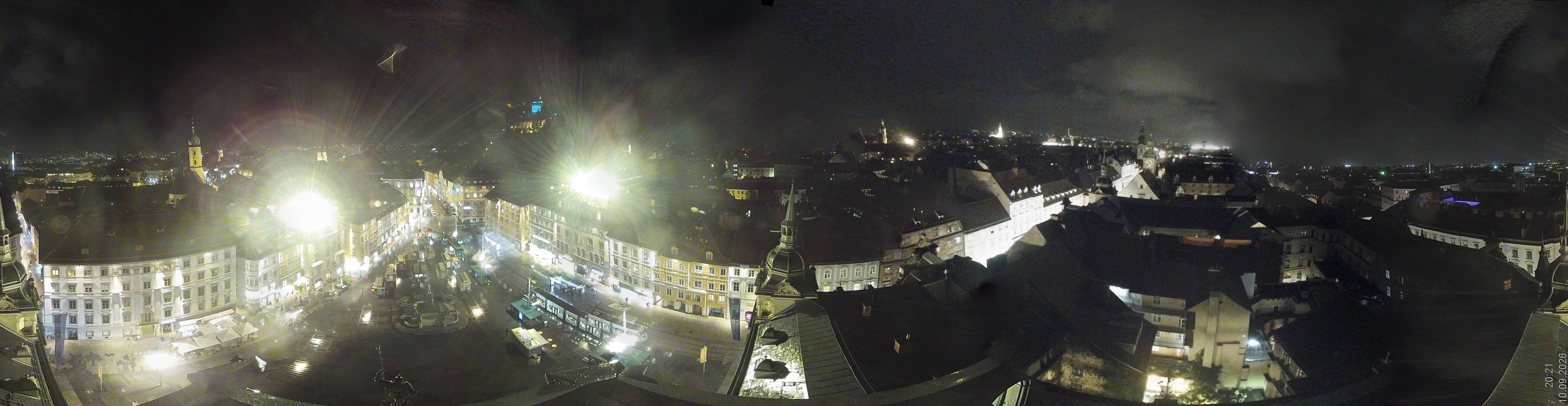 Archiv Foto Webcam Grazer Rathaus