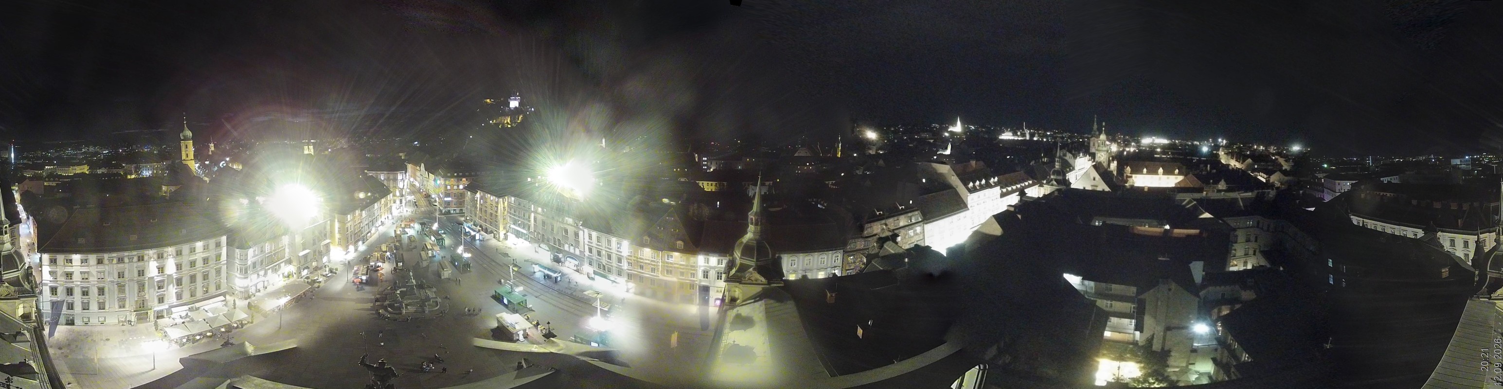 Archiv Foto Webcam Grazer Rathaus