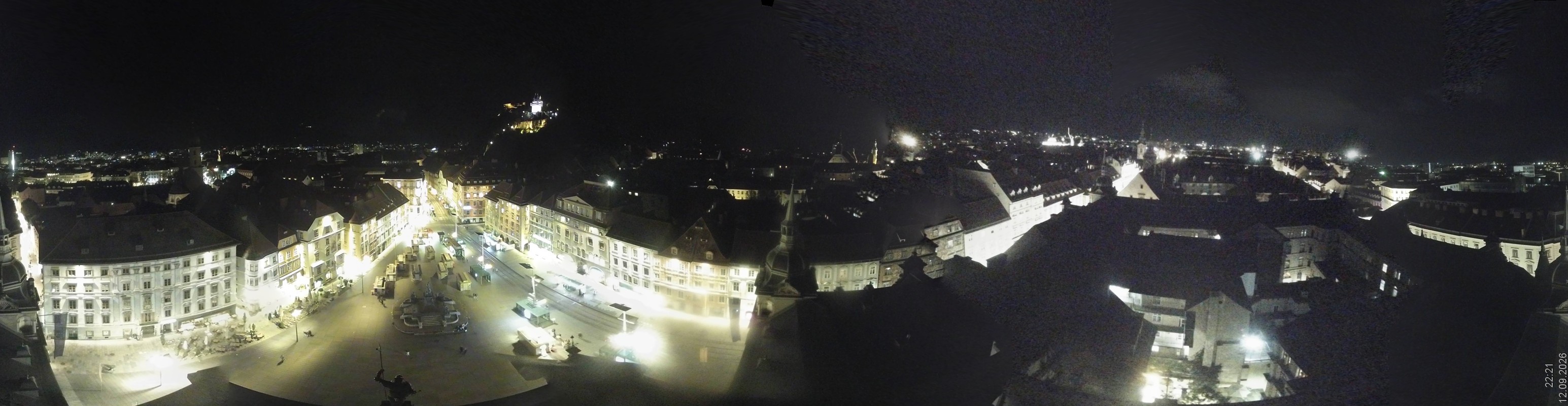 Archiv Foto Webcam Grazer Rathaus