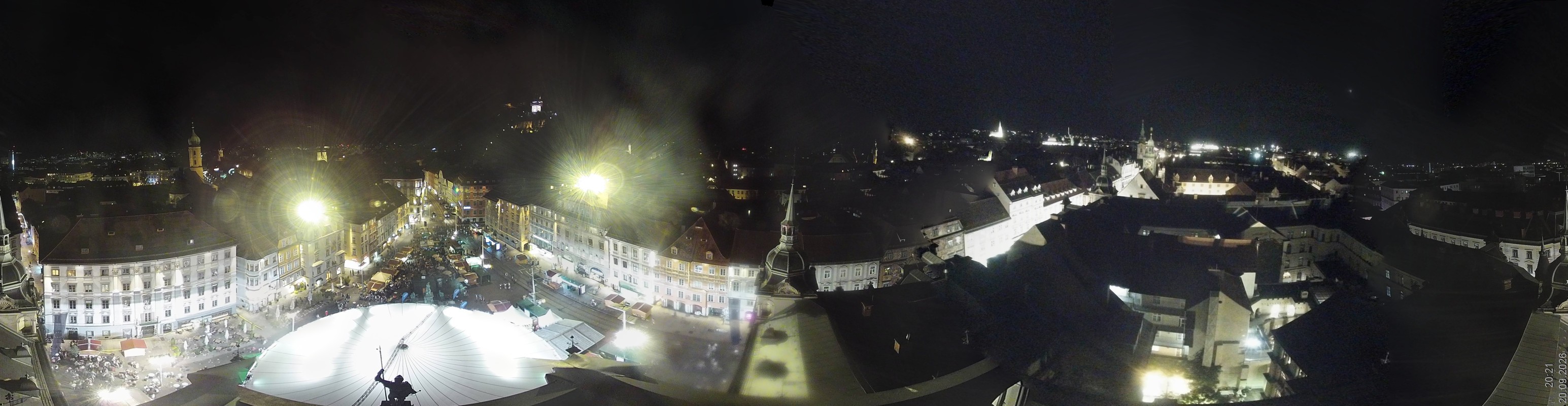 Archiv Foto Webcam Grazer Rathaus