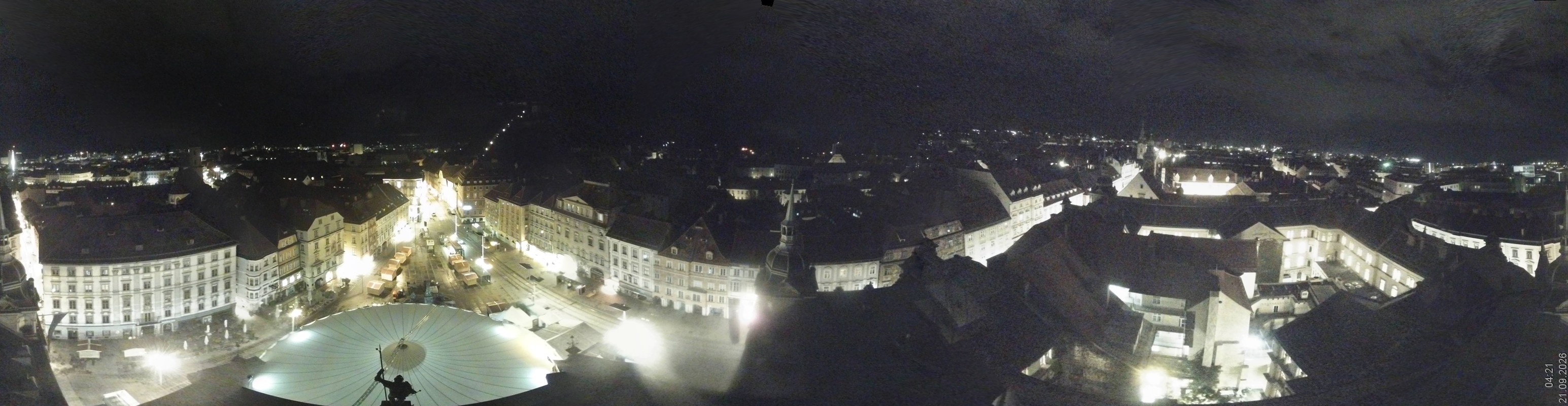 Archiv Foto Webcam Grazer Rathaus