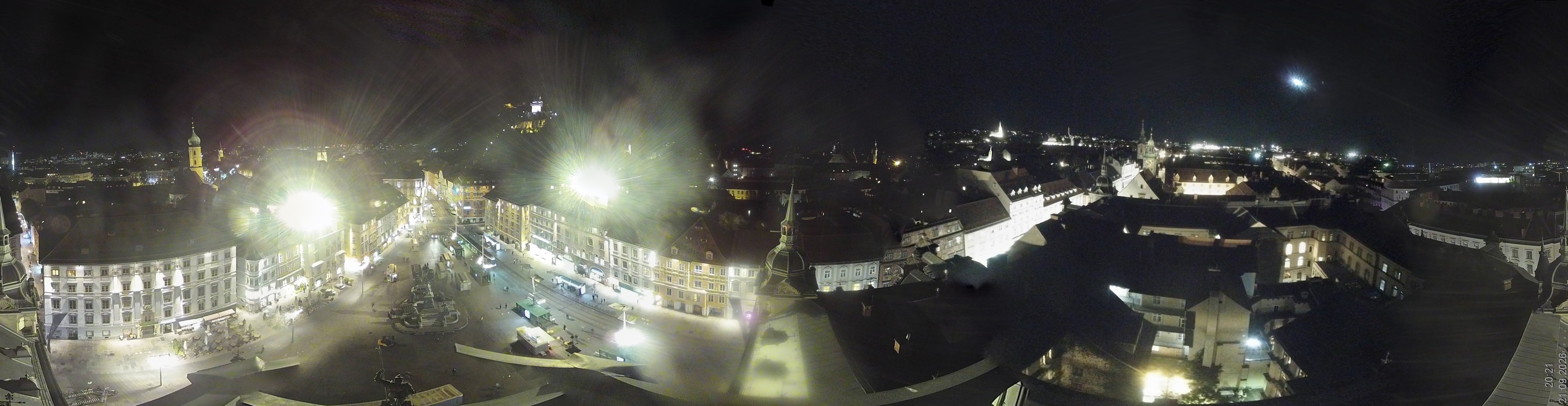 Archiv Foto Webcam Grazer Rathaus