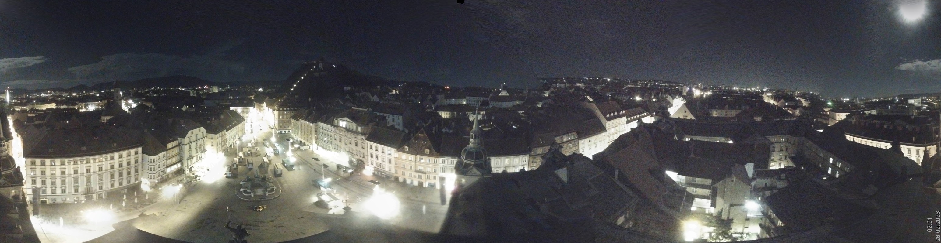 Archiv Foto Webcam Grazer Rathaus