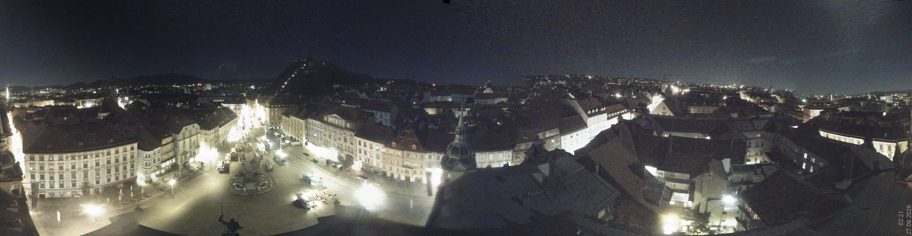 Archiv Foto Webcam Grazer Rathaus