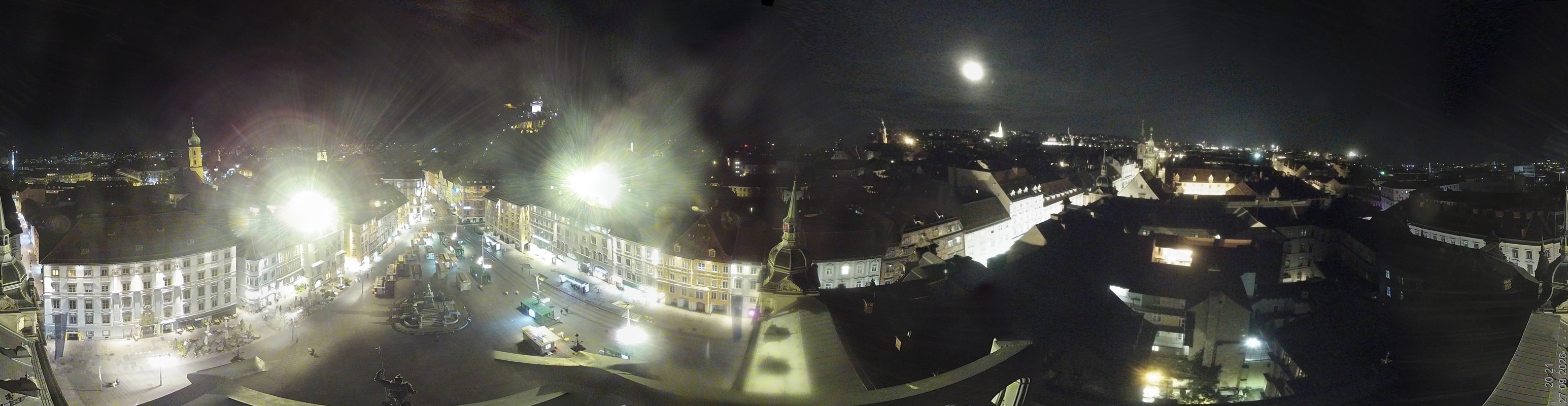 Archiv Foto Webcam Grazer Rathaus