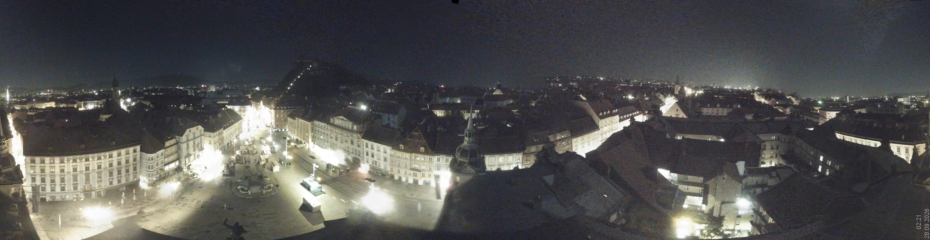 Archiv Foto Webcam Grazer Rathaus