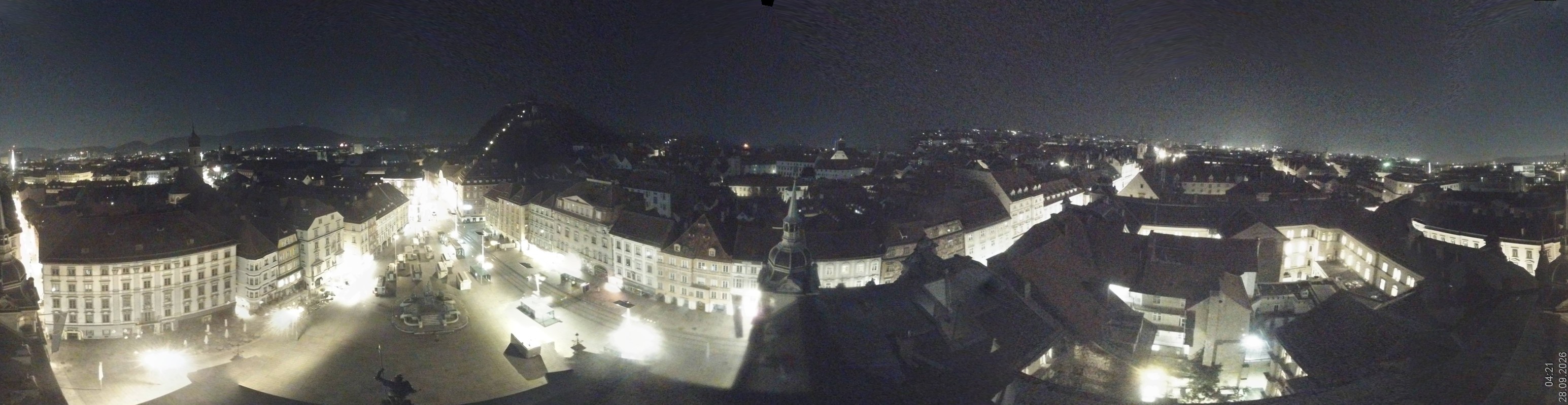 Archiv Foto Webcam Grazer Rathaus