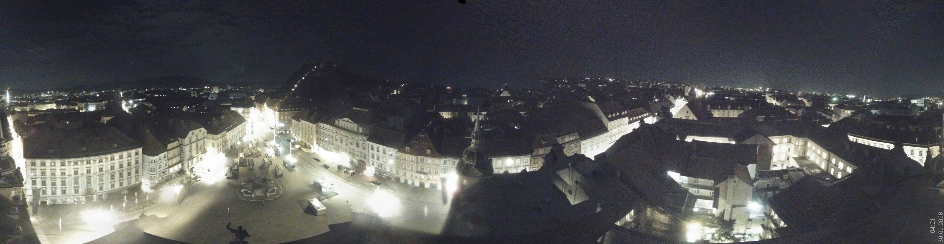 Archiv Foto Webcam Grazer Rathaus