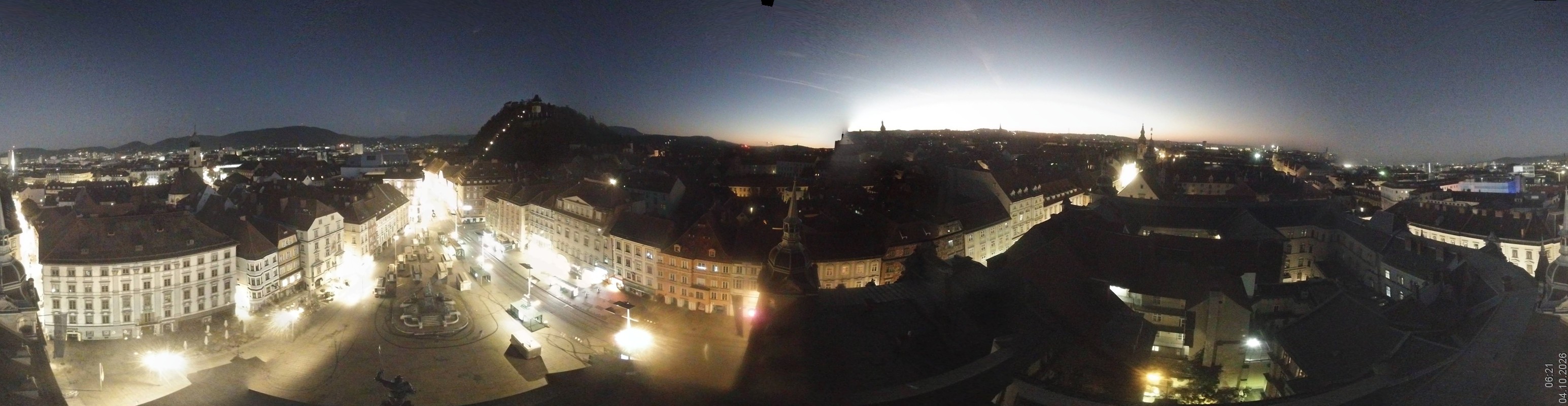 Archiv Foto Webcam Grazer Rathaus