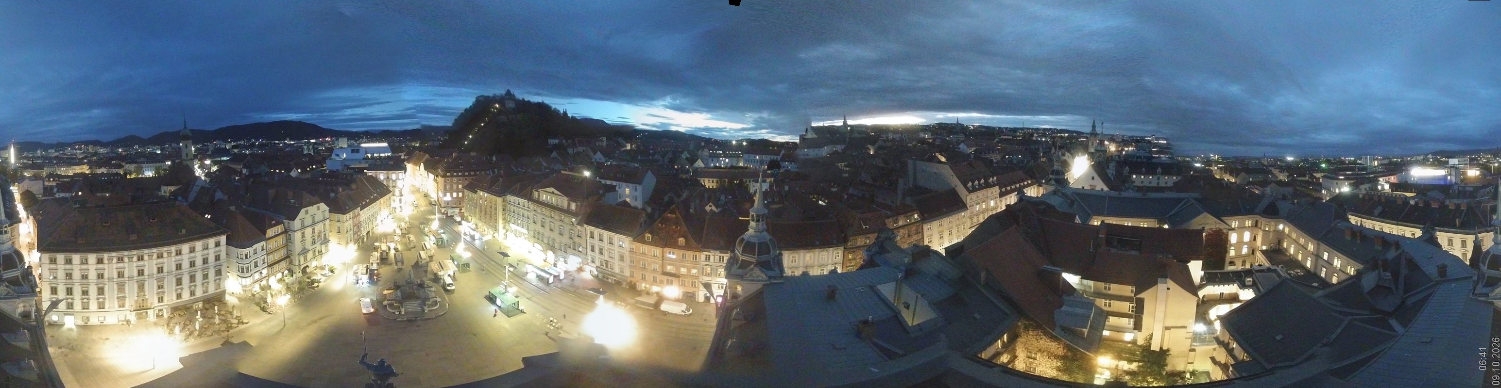 Archiv Foto Webcam Grazer Rathaus