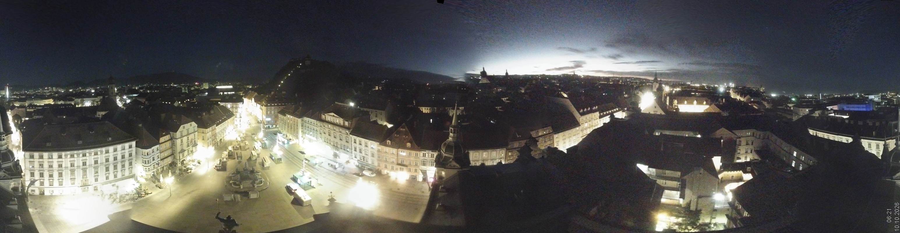 Archiv Foto Webcam Grazer Rathaus
