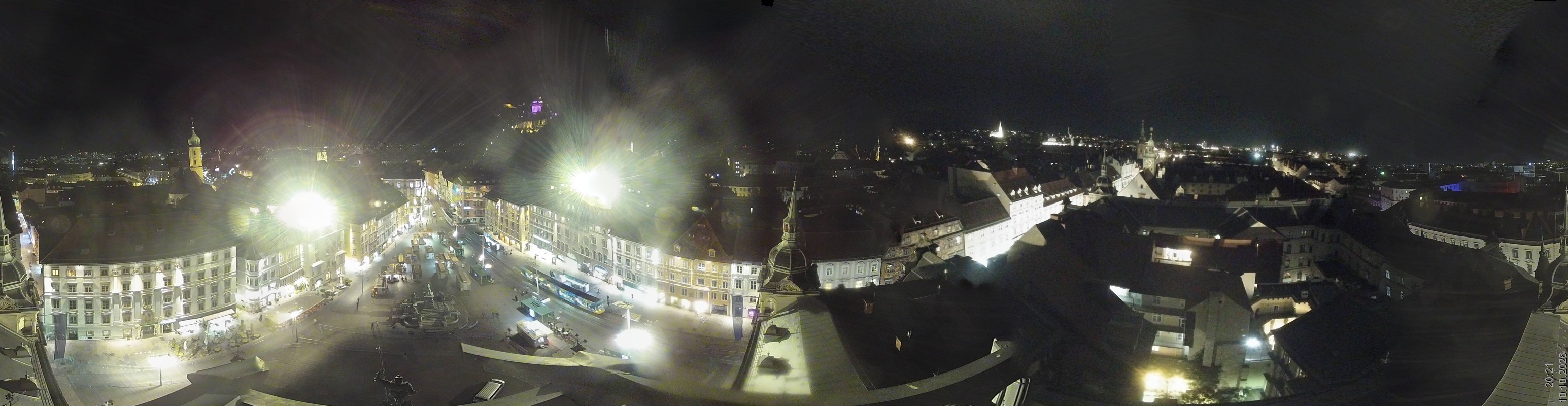 Archiv Foto Webcam Grazer Rathaus