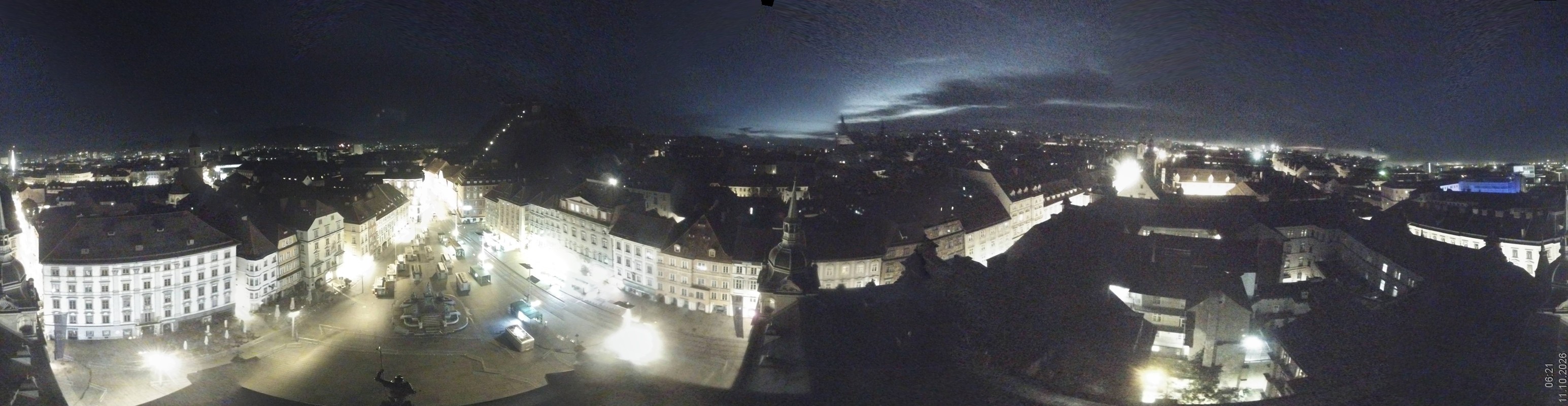 Archiv Foto Webcam Grazer Rathaus