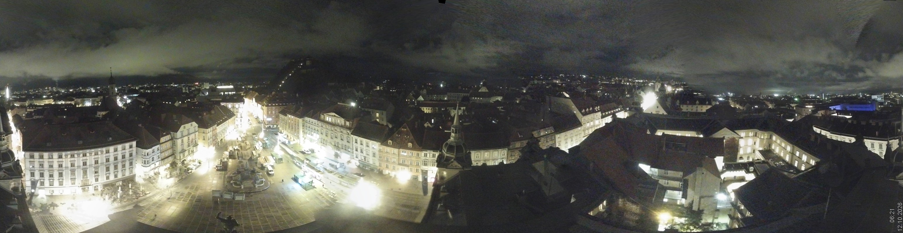 Archiv Foto Webcam Grazer Rathaus