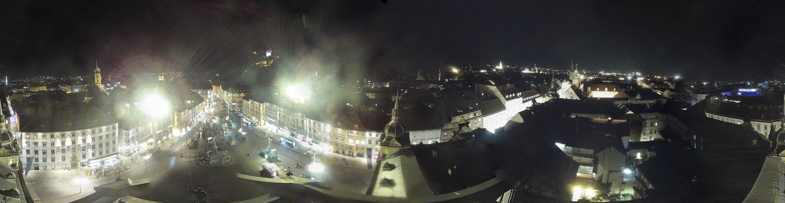 Archiv Foto Webcam Grazer Rathaus