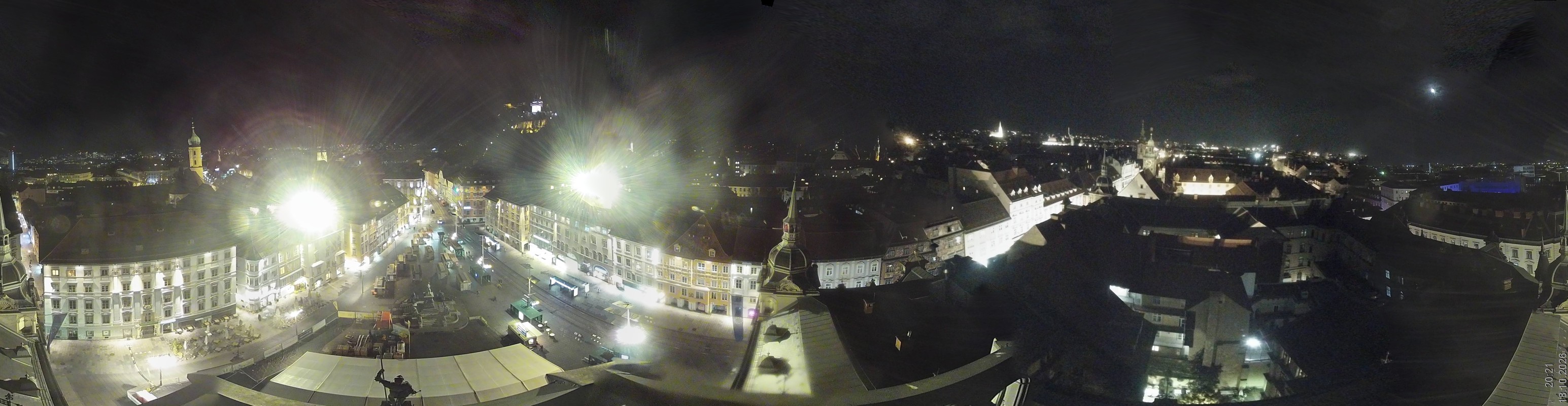 Archiv Foto Webcam Grazer Rathaus