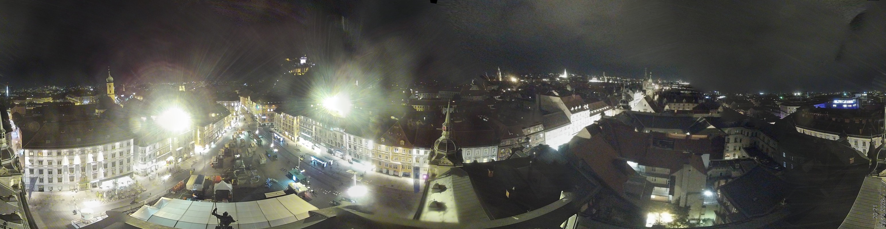 Archiv Foto Webcam Grazer Rathaus