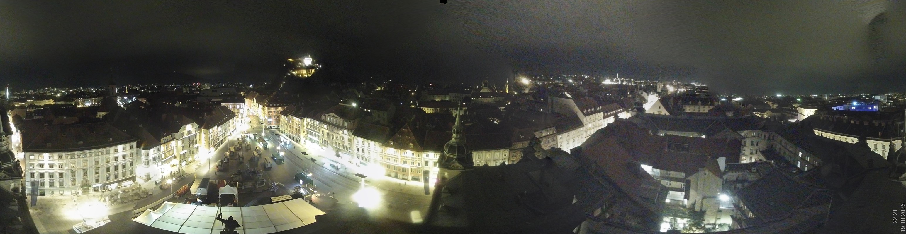 Archiv Foto Webcam Grazer Rathaus