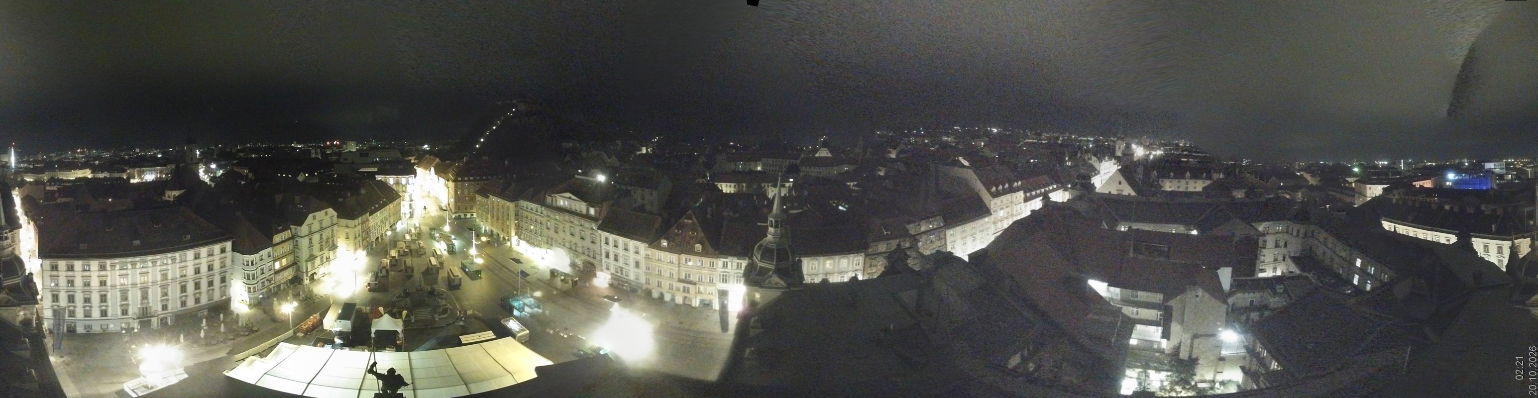 Archiv Foto Webcam Grazer Rathaus