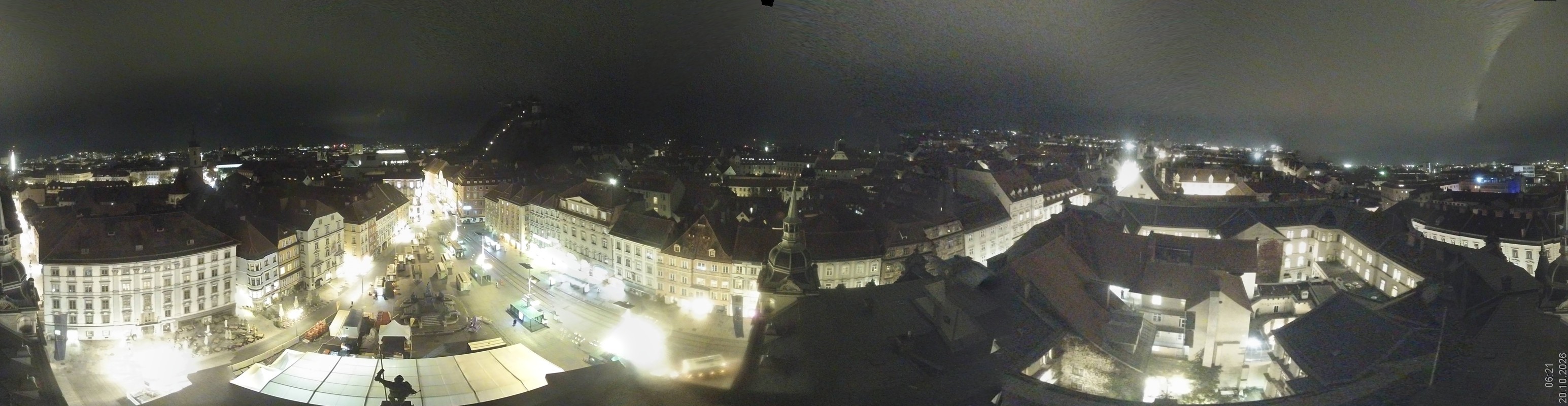 Archiv Foto Webcam Grazer Rathaus