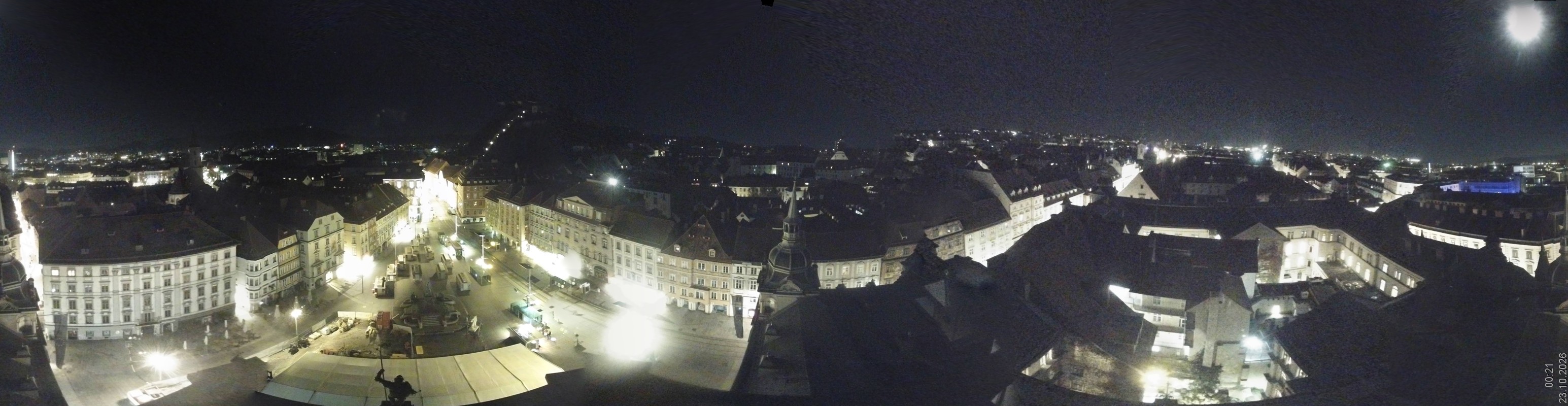 Archiv Foto Webcam Grazer Rathaus