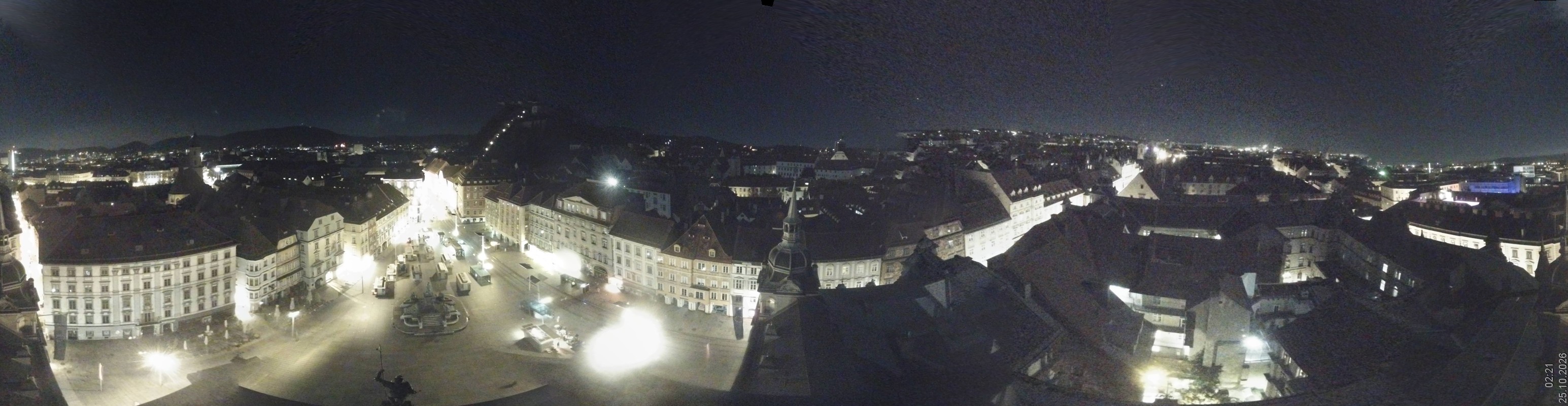 Archiv Foto Webcam Grazer Rathaus