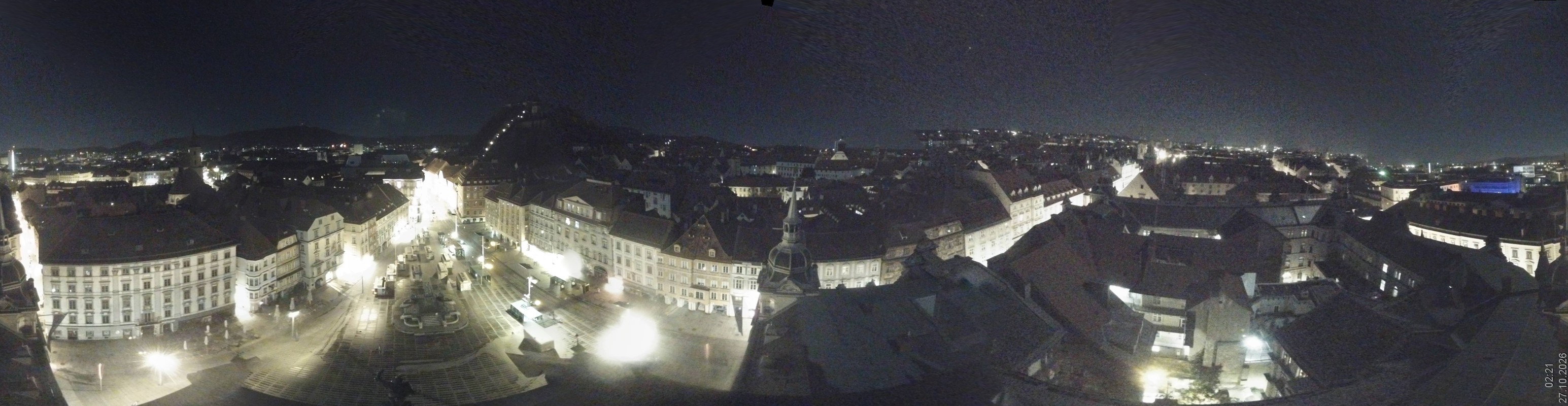 Archiv Foto Webcam Grazer Rathaus