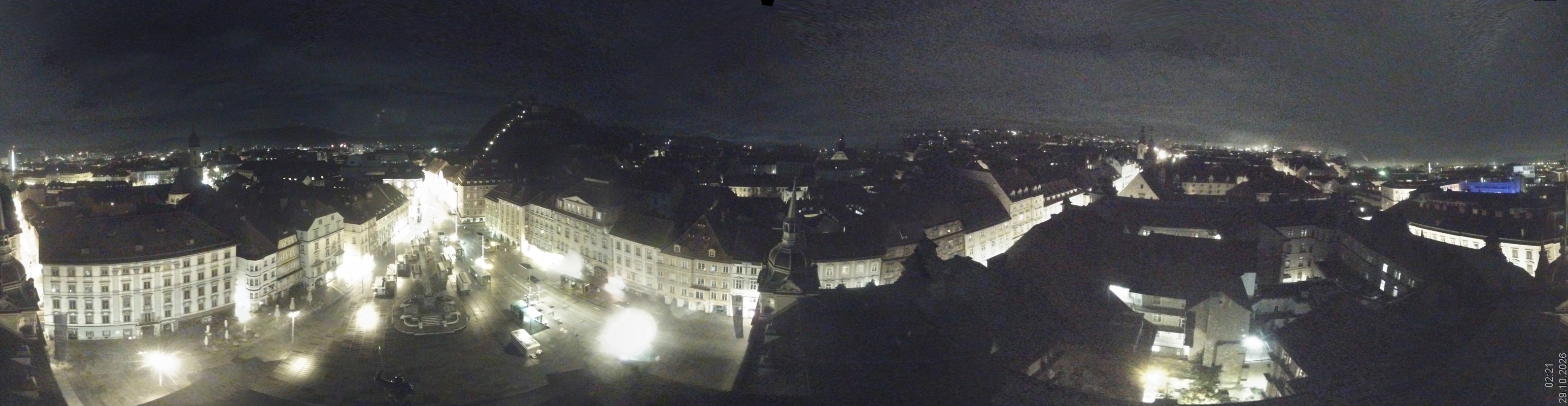 Archiv Foto Webcam Grazer Rathaus