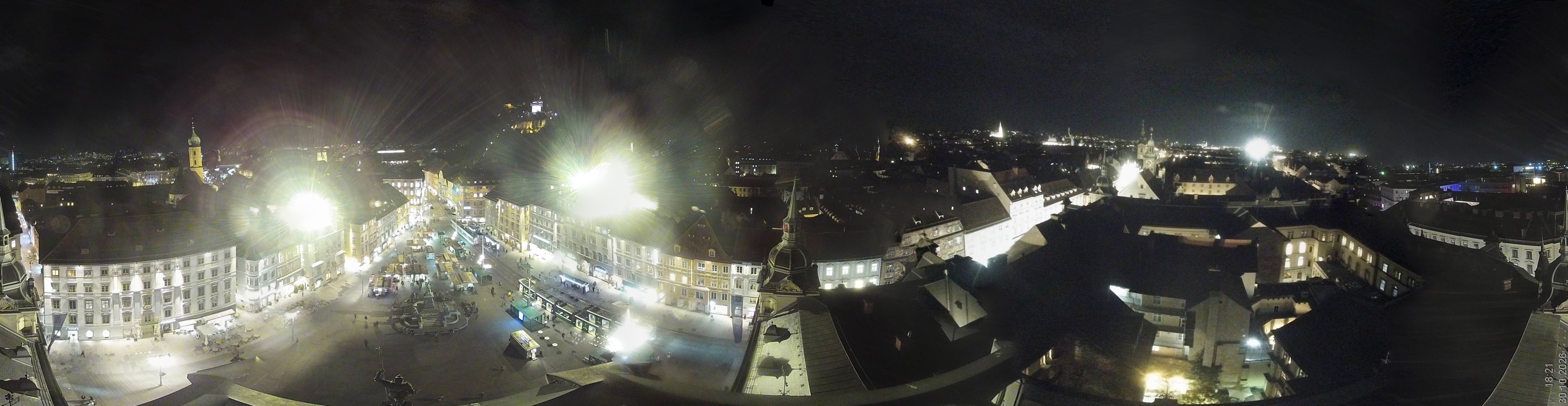 Archiv Foto Webcam Grazer Rathaus