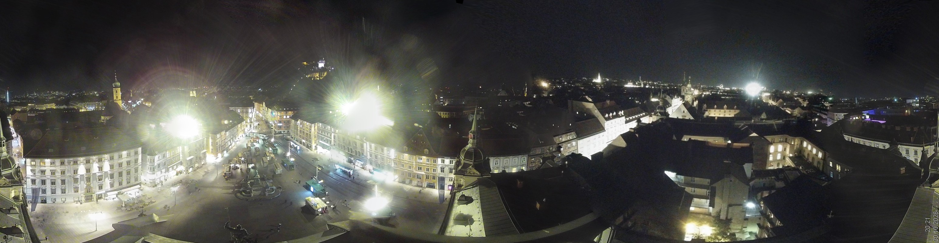Archiv Foto Webcam Grazer Rathaus