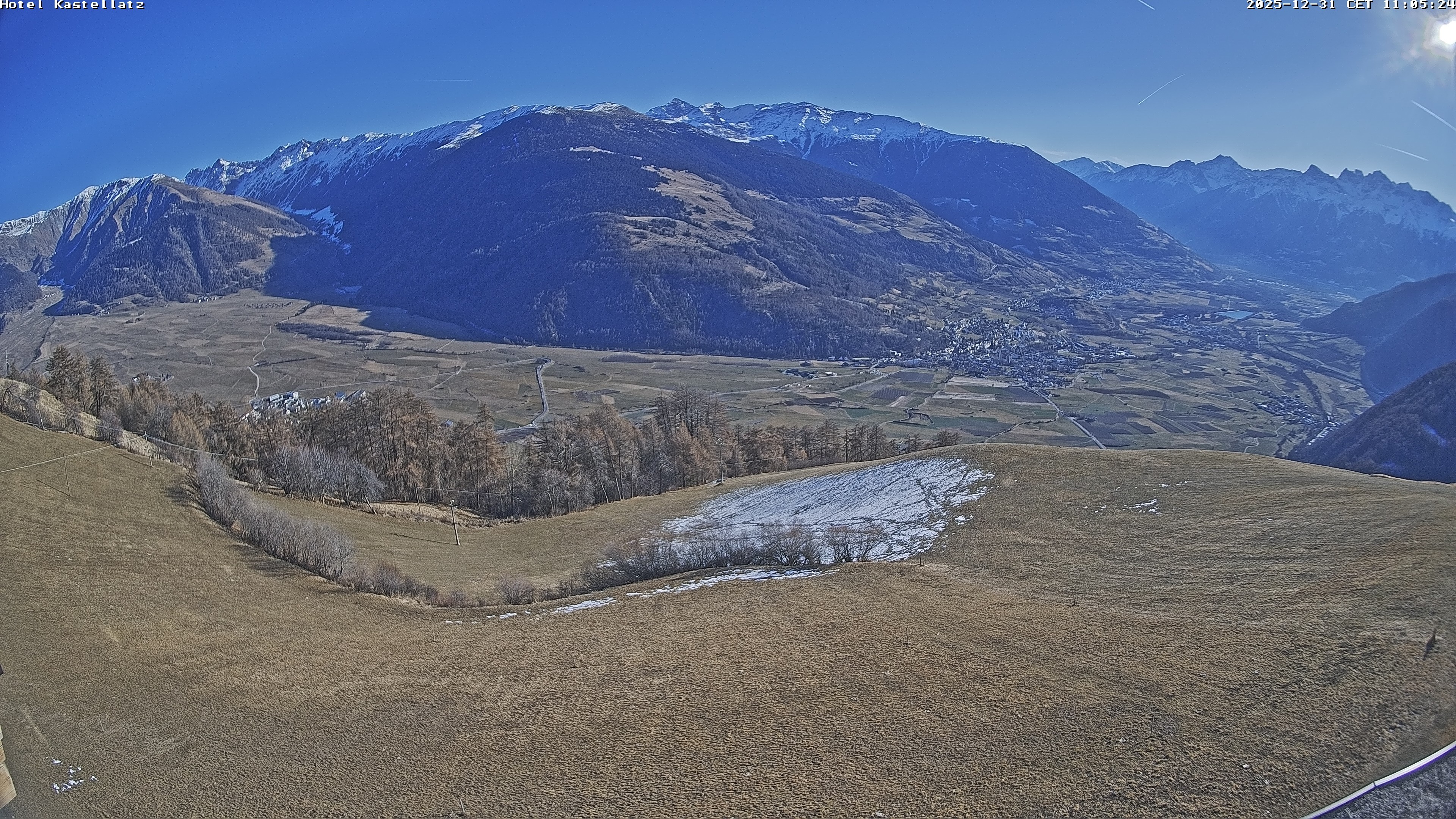 Archiv Foto Webcam Ausblick Kastellatz - Mals