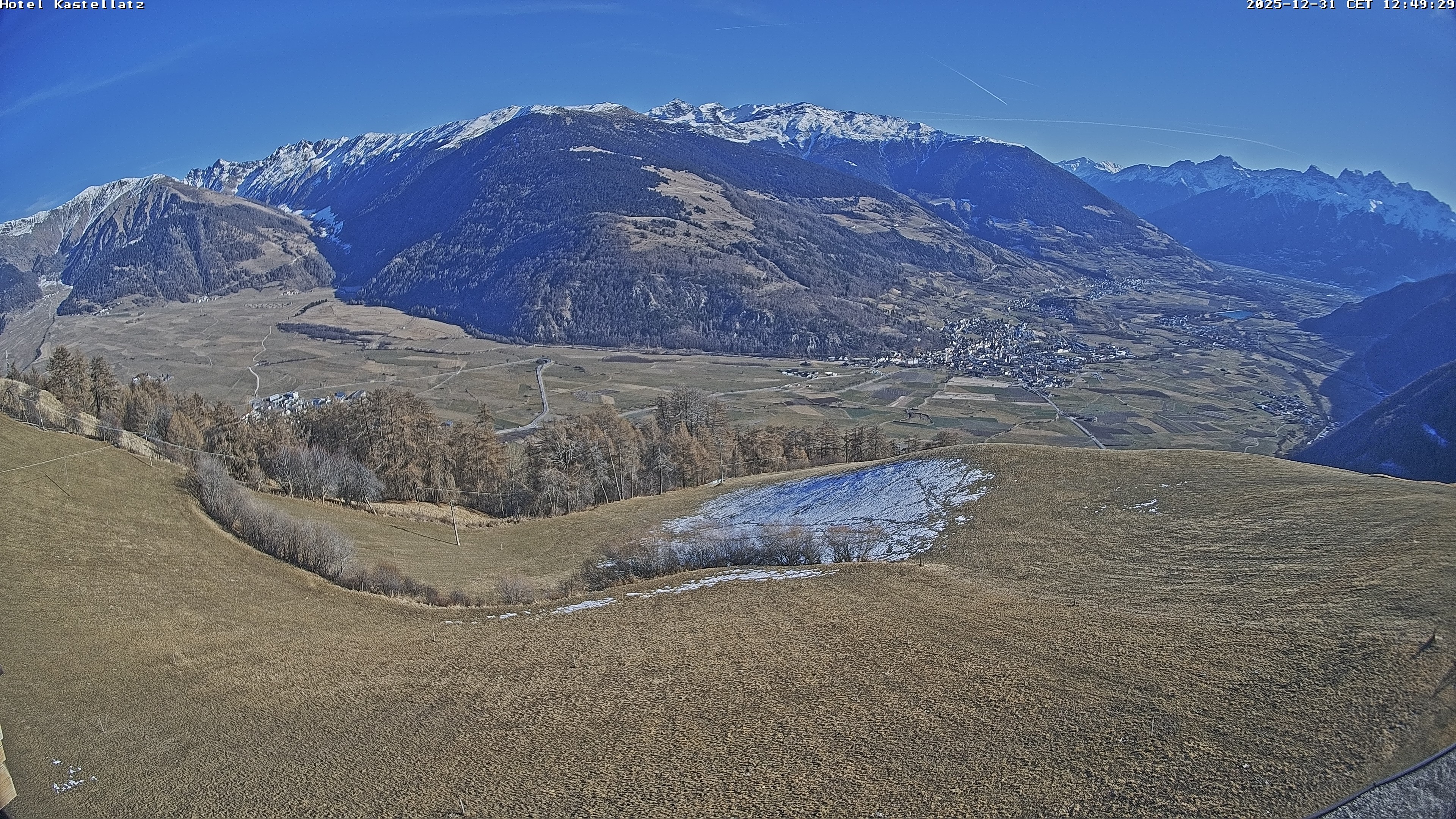 Archiv Foto Webcam Ausblick Kastellatz - Mals