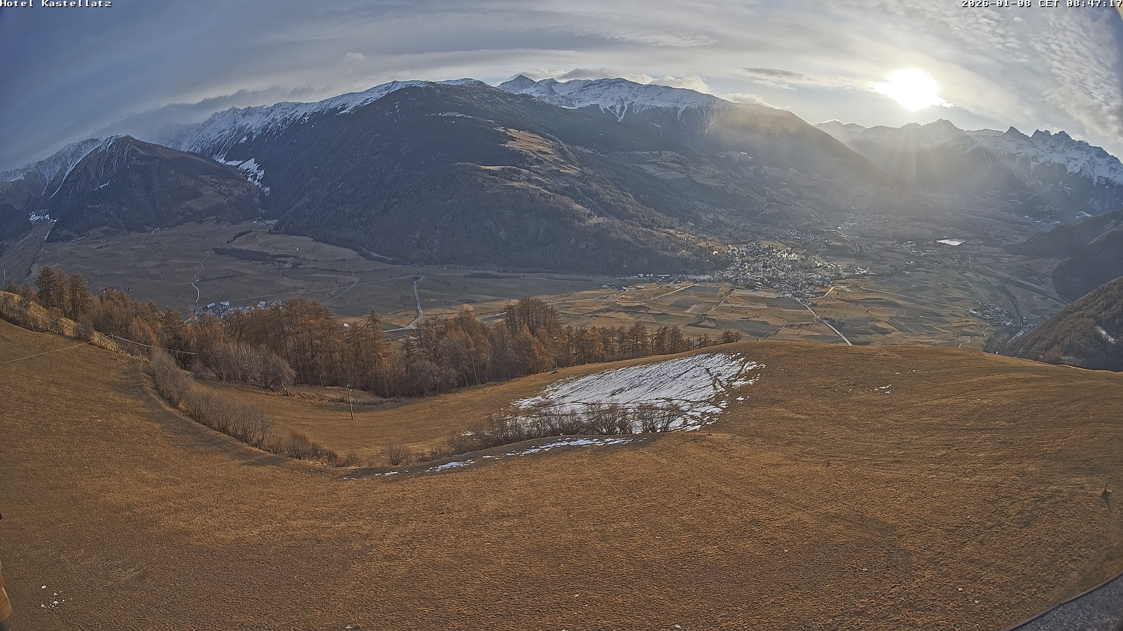 Archived image Webcam Panoramic View Kastellatz - Mals