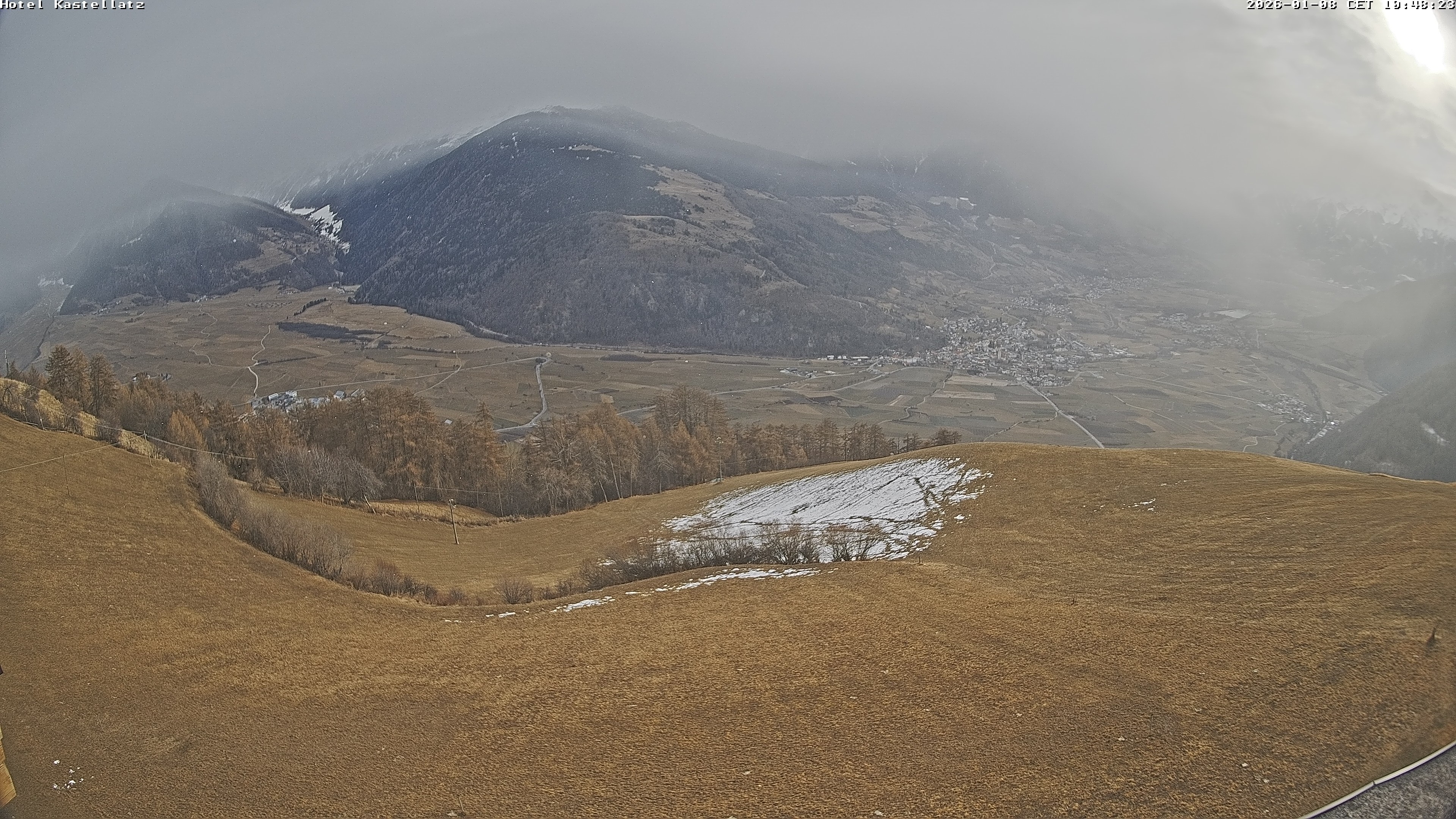 Archiv Foto Webcam Ausblick Kastellatz - Mals